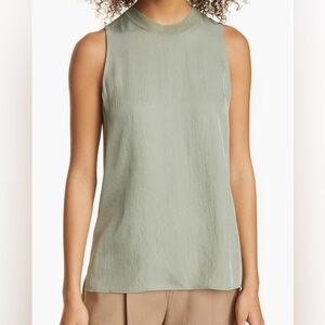 Vince Ribbed Trim Tank S